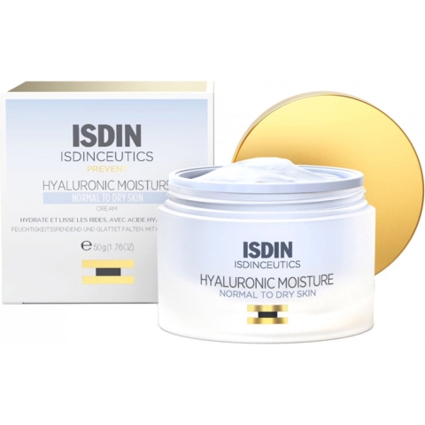 Isdin Ceutics Hyaluronvocht Voorkomen Normale tot Droge Huid 50 g
