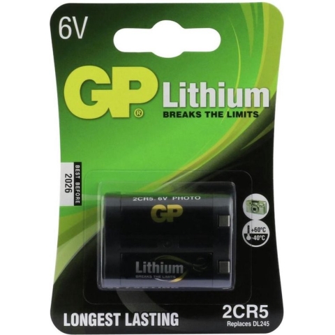 GP Photo Lithium 2CR5 batterij