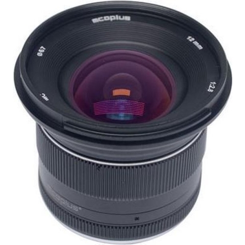 Mcoplus Mco-12mm -F/2.8 Zwart voor Micro 4/3