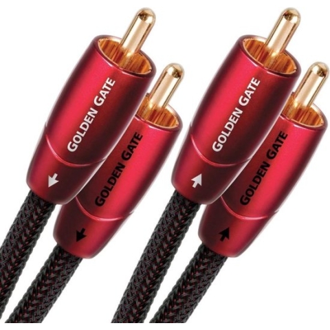 Audioquest Golden Gate 2x RCA naar 2x RCA Kabel - Audio Kabel - 2m
