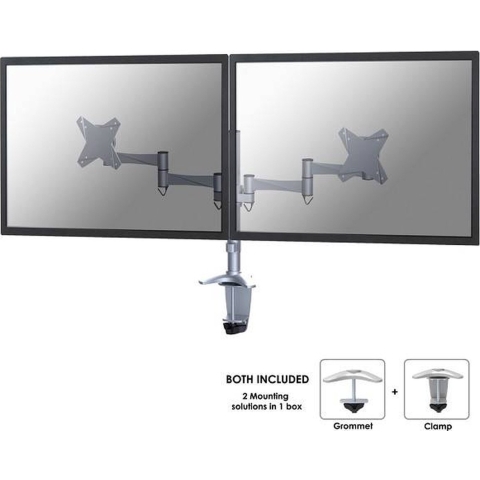 Neomounts by Newstar FPMA-D1330D - Zilver | Monitorarmen | Accessoires&Toebehoren - Computer toebehoren | FPMA-D1330DSILVER