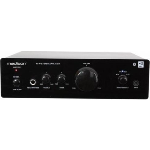 Madison Mad1000 hifi stereo versterker met bluetooth&nfc