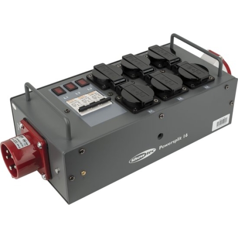Showtec Showtec Split-Power 16 Krachstroomverdeler Home entertainment - Accessoires