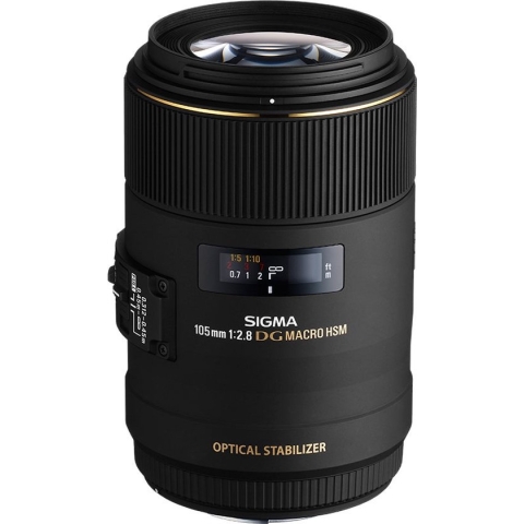 Sigma 105mm F2.8 EX DG OS HSM Macro Canon EF-mount - Camera lens