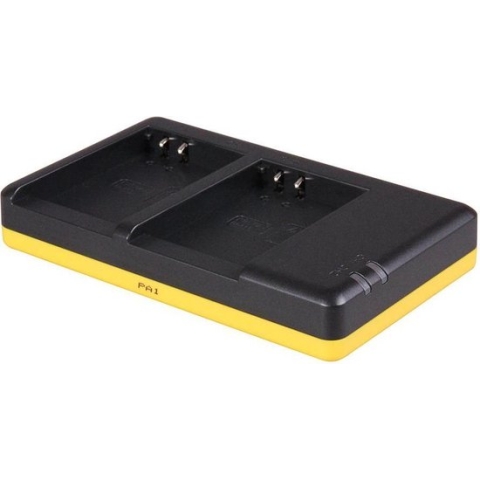 Huismerk Duo oplader voor 2 camera accu's Olympus BLN-1