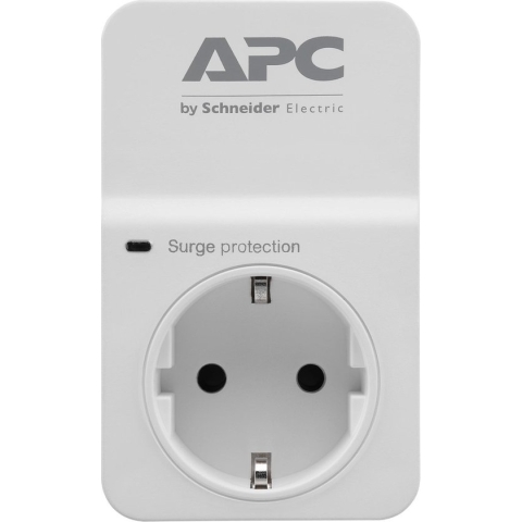 APC PM1W-GR Stekkerdoos met overspanningsbeveiliging 3680W / 1x stopcontact