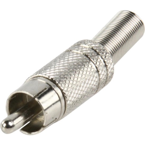 Valueline CC-010 Rca Plug + Prt. Metaal Verguld Rood