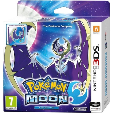 Pokemon Moon Steelcase Edition - 2DS + 3DS - UK versie