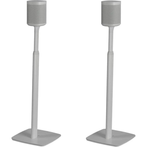 Flexson Adjustable Floor Stand for Sonos One/Play1 wit (2 pieces)