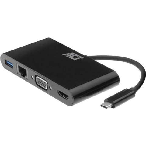 ACT USB-C 4K Multiport Dock AC7330 | Docking stations | Accessoires&Toebehoren - Computer toebehoren | 8716065491135