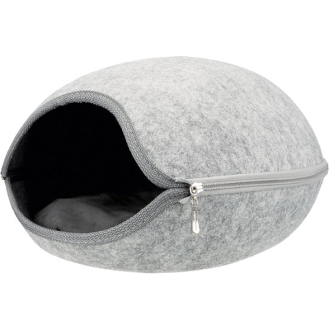 Trixie - Kattenmand - Relax Iglo Luna - Lichtgrijs - 40X24X46 cm