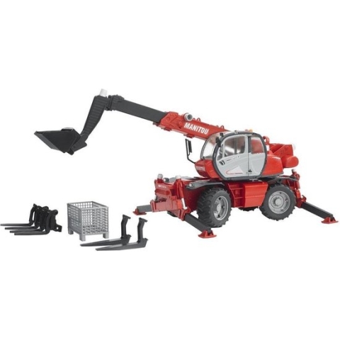 Bruder 2129 Manitou MRT 215 met accessoires