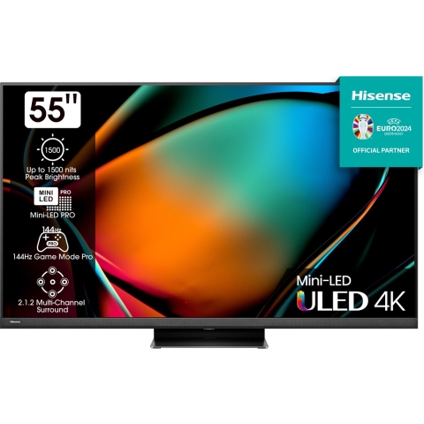 Hisense 4K Smart Mini-LED ULED TV 55U8KQ 100HZ (2023) 55"