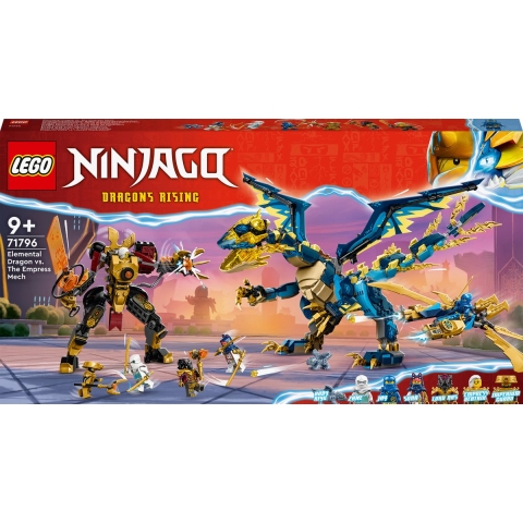 Elementdraak vs. de mecha van de keizerin