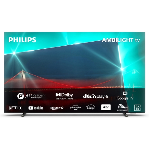 Philips Ambilight 48OLED718 Smart Android OLED 4K TV 120HZ (2023) 48″