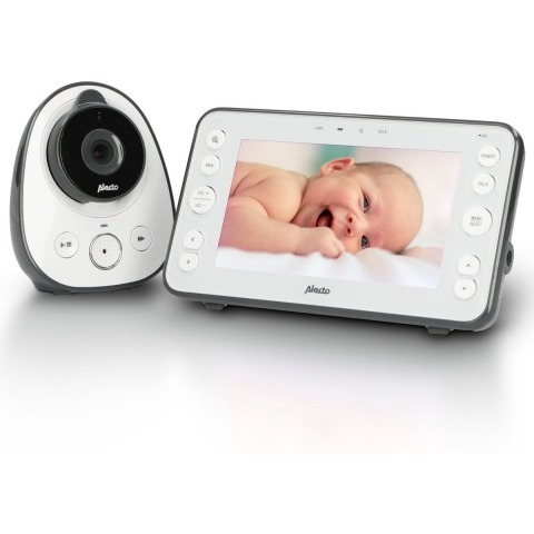 Alecto DVM-150 - Babyfoon met camera en 5" kleurenscherm, wit