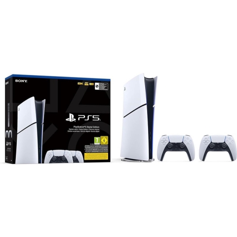 PlayStation 5 Slim Digital Edition + Extra Controller Wit