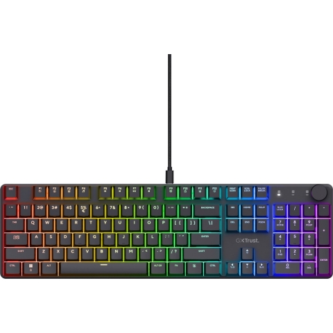 Trust GXT 866 Torix Mechanisch Gaming Toetsenbord Qwerty Zwart