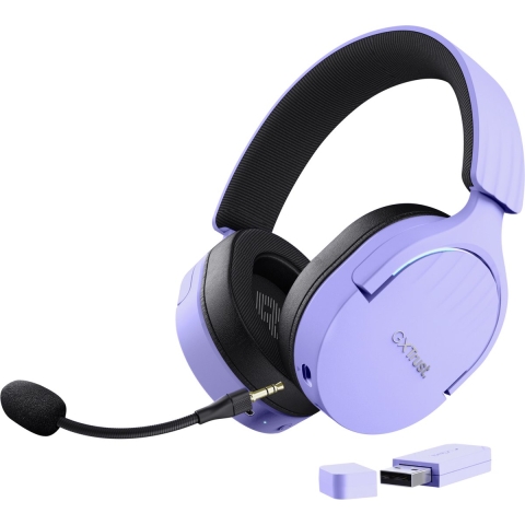 Trust Fayzo GXT491 Draadloze PC/PlayStation headset Paars