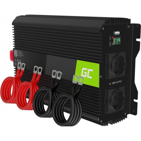 Spanningsomvormer Inverter PRO 12V naar 230V 2000W / 4000W Gemodificeerde sinusgolf