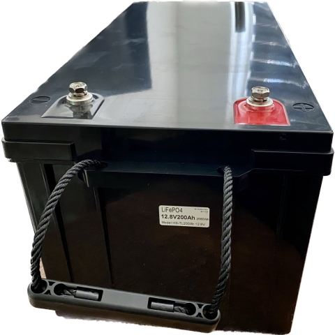 Lithium-ijzerfosfaat LiFePO4 accu/batterij 12V 12.8V 200Ah voor zonnepanelen, campers en boten