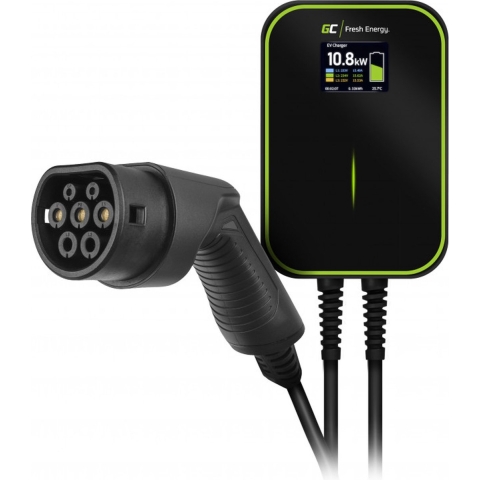 Wallbox GC EV PowerBox 22kW lader met Type 2 kabel voor het opladen van elektrische auto's en Plug-In hybrids