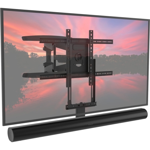 Tv Beugel + Sonos Arc Beugel - Zwart