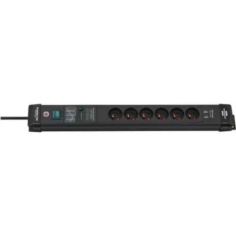 Prem 6V+Usb Surg 60.000A 3M Be