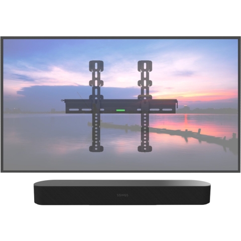 Tv + Sonos Beam Beugel Zwart (37-70")