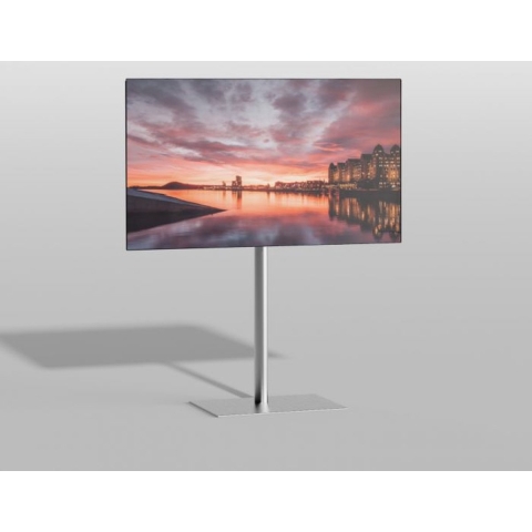 Tv Standaard Square 120 - Vesa 400X200 Rvs