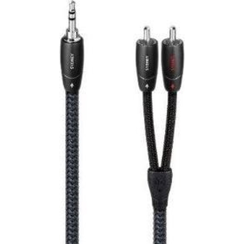 Audioquest Analoge Interconnect Sydney - 3.5 - 2x RCA - 0.6 meter