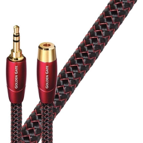 Audioquest Analoge Interconnect Golden Gate - 3.5 Male - 3.5 Female - 2 meter