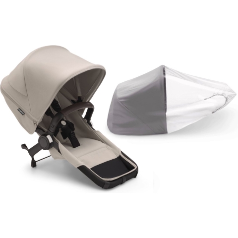 Bugaboo Donkey5 Duo Uitbreidingsset Compleet Desert Taupe/Desert Taupe