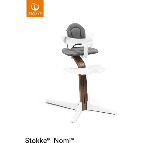 Stokke® Nomi® Kinderstoel - Walnut - White
