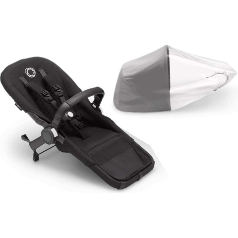 Bugaboo Donkey5 Duo Uitbreidingsset - Midnight Black