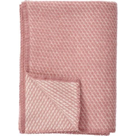 Klippan Ledikantdeken Eco Wol Velvet - 90x130 cm. - Roze