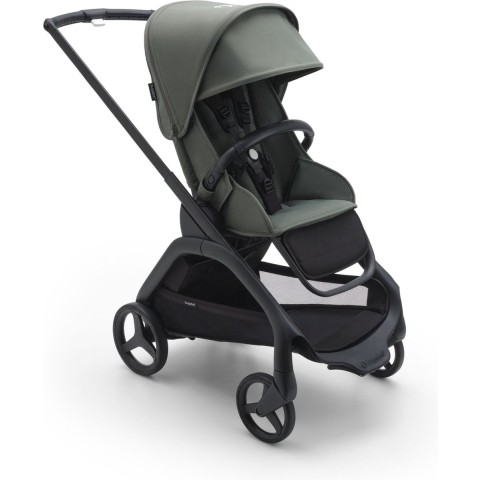 Bugaboo Dragonfly Kinderwagen - Black/Forest Green-Forest Green