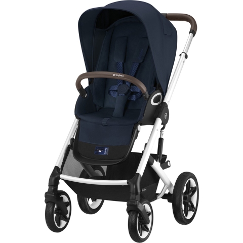 Cybex Talos S Lux Kinderwagen - Zilver Frame - Ocean Blue