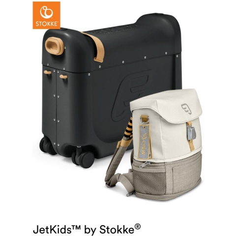 JetKids™ by Stokke® Reisset Fly Me To The Moon - Black/White