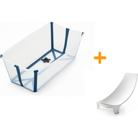 Stokke® Flexi Bath® Bundel - Transparent Blue