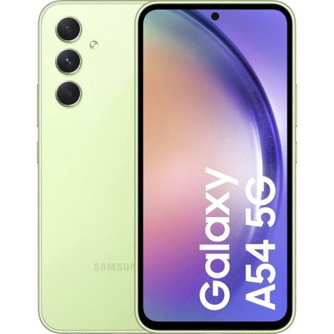 Samsung Galaxy A54 5G SM-A546B/DS 16,3 cm (6.4") Hybride Dual SIM Android 13 USB Type-C 8 GB 128 GB 5000 mAh Limoen