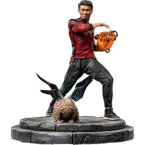 Shang-Chi And The Legend Of The Ten Rings BDS Art Scale Statue 1/10 Shang-Chi & Morris 19 Cm