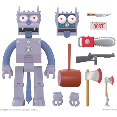 The Simpsons Ultimates Action Figure Robot Scratchy 18 Cm
