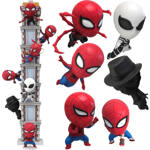 Marvel: Spider-Man - 60Th Anniversary Series Bright Box 3 Inch Figure Set