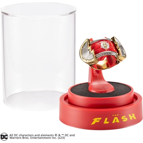 DC Comics Flash Prop Replica Ring With Display