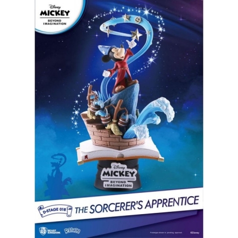 Mickey Beyond Imagination D-Stage PVC Diorama The Sorcerer's Apprentice 15 Cm