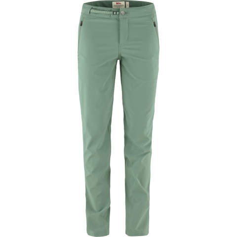 Fjällräven Damesbroek High Coast Trail Trousers, groen, Maat: 38