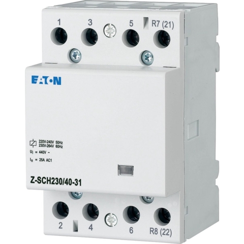 Eaton Z-SCH230/40-31 Installatiezekeringautomaat Nominale spanning: 230 V, 240 V Schakelstroom (max.): 40 A 3x NO, 1x NC 1 stuk(s)