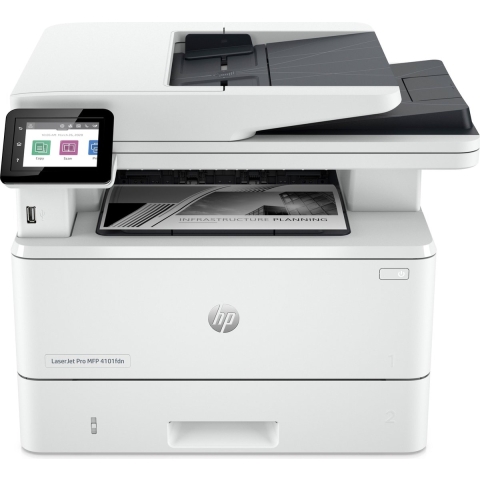 HP Laserjet Pro MFP 4102fdw Multifunctionele printer A4 Printen, scannen, kopiëren, faxen Bluetooth, Duplex, LAN, WiFi, USB