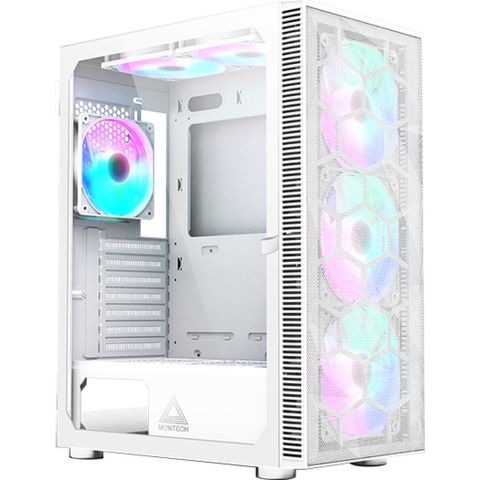 MONTECH X3 Mesh Midi-tower Gaming-behuizing Wit